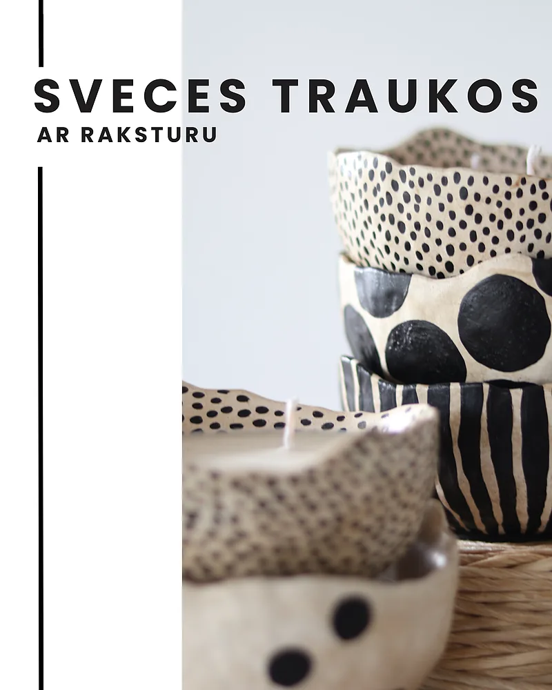 sveces traukos ar grafiskiem zīmējumiem