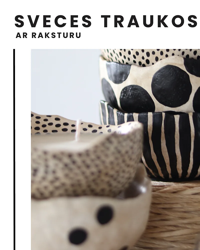 sveces traukos ar grafiskiem zīmējumiem